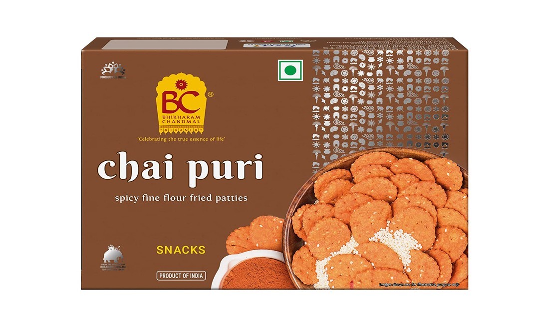 Bhikharam Chandmal Chai Puri    Box  375 grams